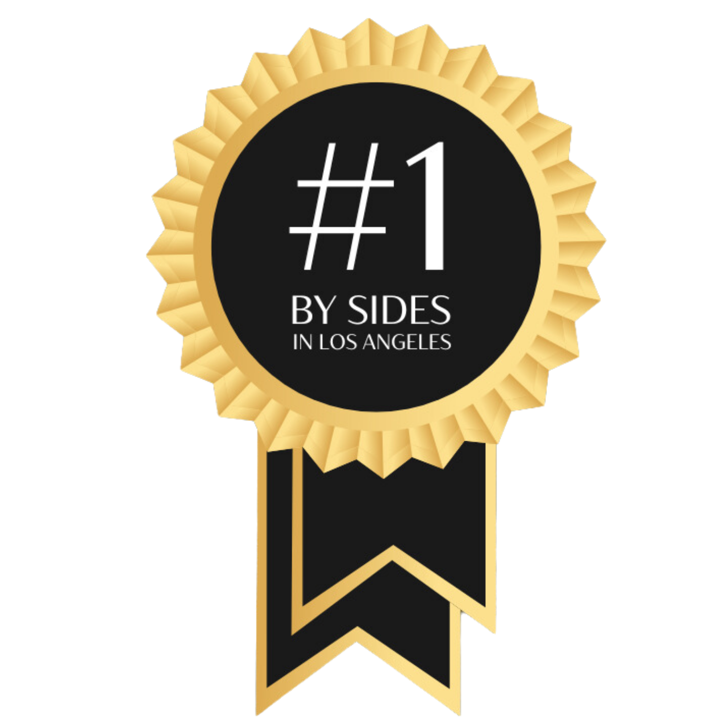 RealTrends badge, number one by sides in Los Angeles